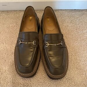 Sam Edelman Laurs Leather Loafers - Women's Sz 8.5 Slip On Platform Shoes
